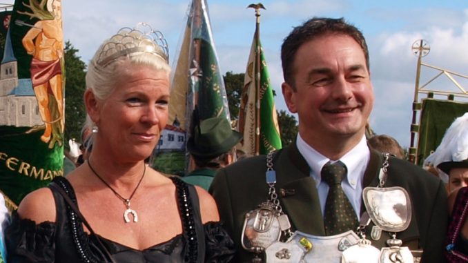 Königspaar der Bruderschaft 2013: Frank Bensberg und Mary Rauen