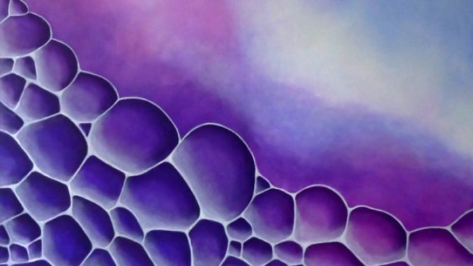 Gaby Funk, Ohne Titel, Acryl/Öl auf Leinwand (Ausschnitt)