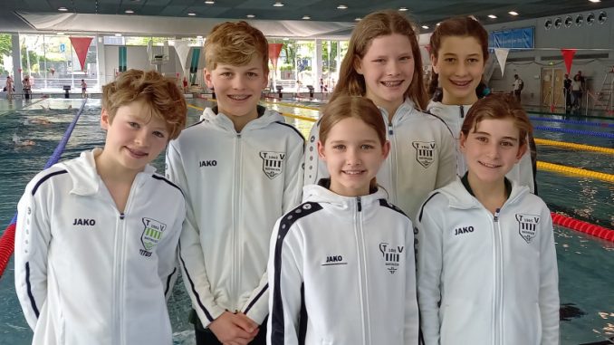 Titus Ditgen (von links), Theo Richter, Anna Forsbach, Charlotte Drenker, vorne Charlotte Zimmermann, Luisa Rybacki (Foto: privat)