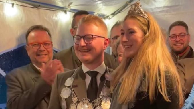 König Max I. mit Elena Kaumanns (Foto: privat)