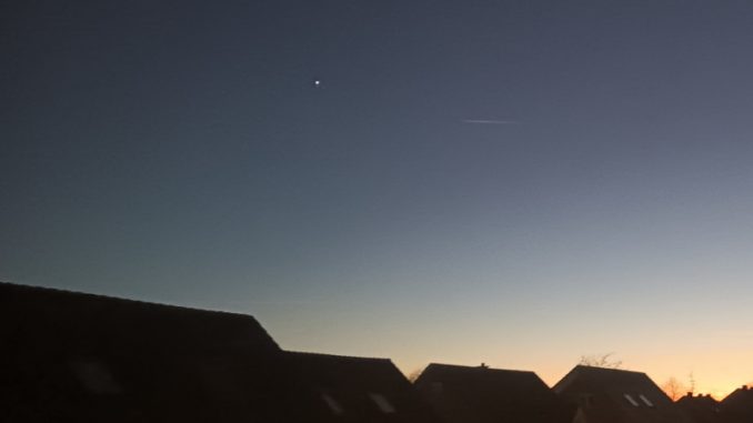 Planet Venus über Lintorf